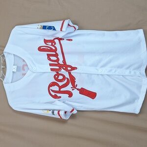 Kansas City Royals Hot Dog Derby Ketchup Red Jersey Adult Mens M